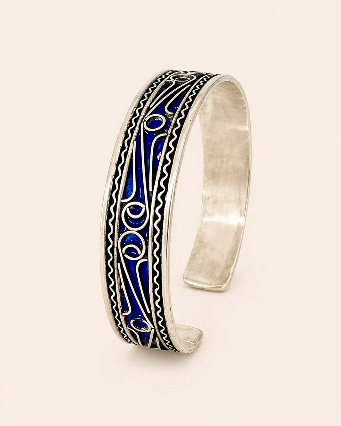 Klla – Bracelet Amazigh en Émail