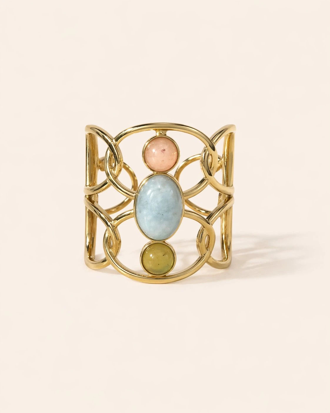 Noura – Bague en Acier Inoxydable Inspirée Amazigh