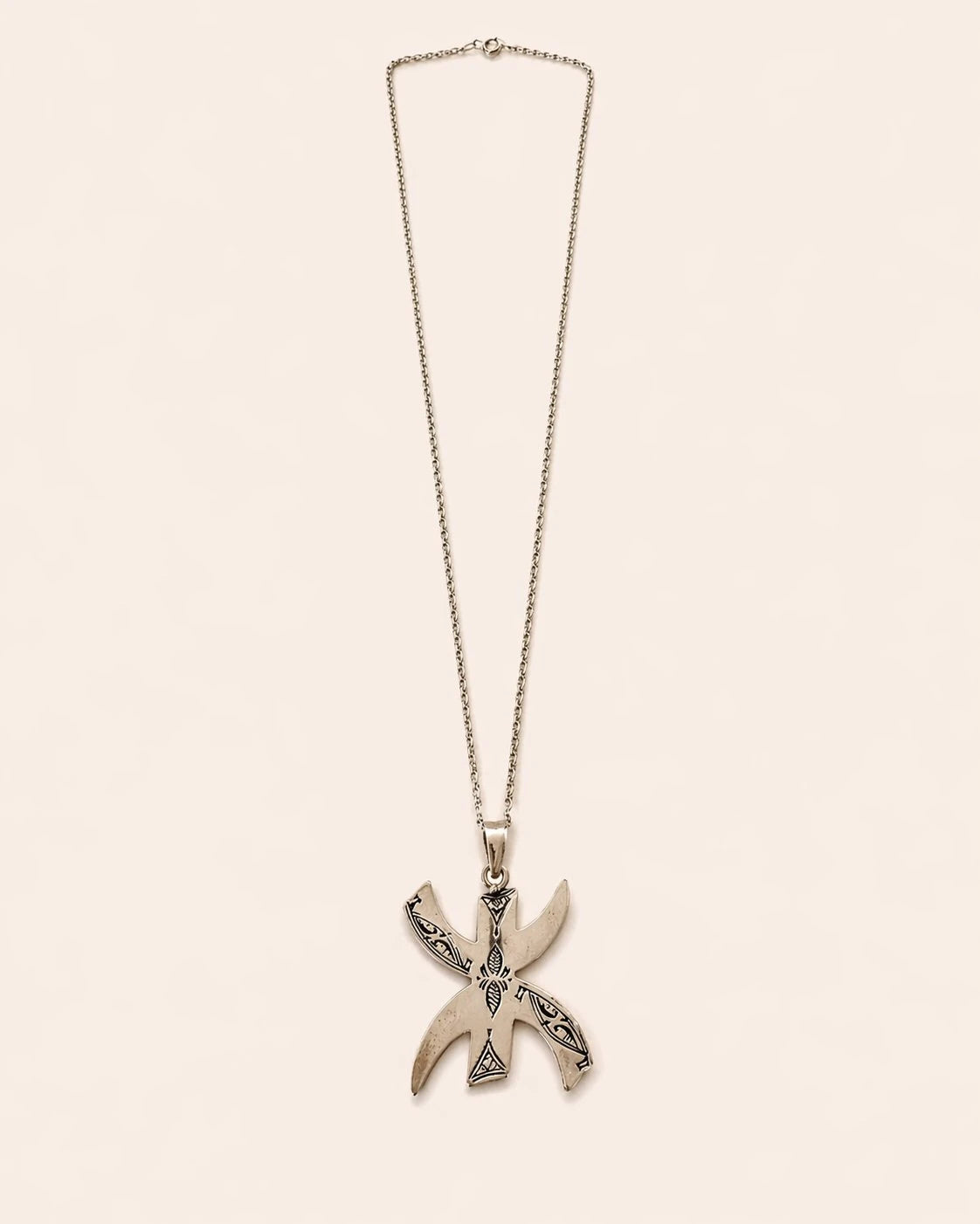 Yaz - Amazigh Silver Necklace with Pendant
