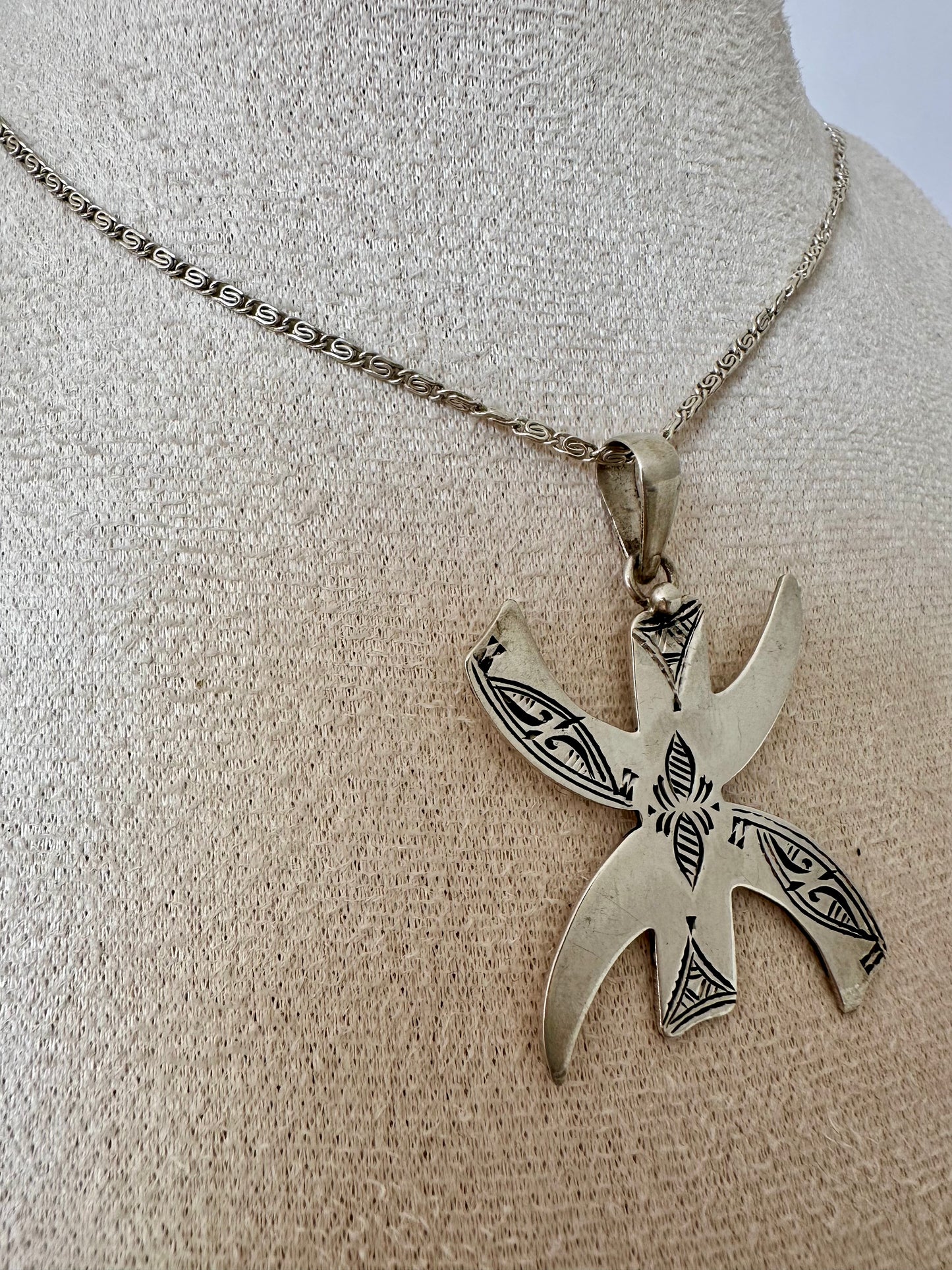 Yaz - Amazigh Silver Necklace with Pendant