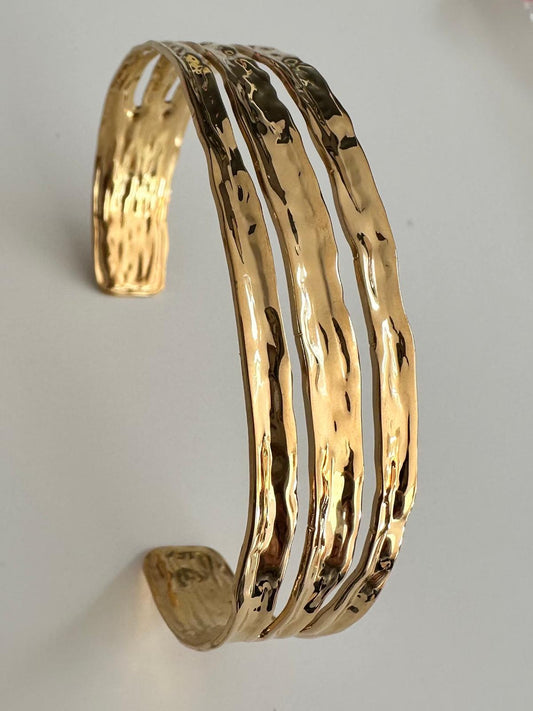 Hala - Amazigh-Inspired Stainless Steel Bracelet