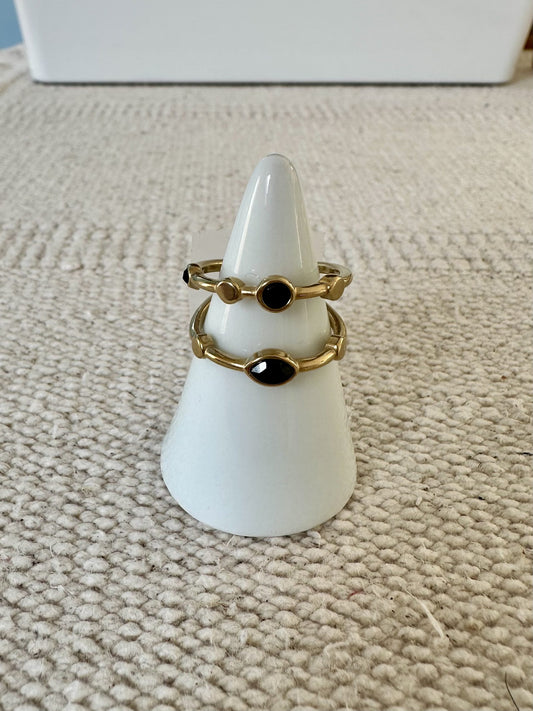Dina - Amazigh-Inspired Stainless Steel Ring