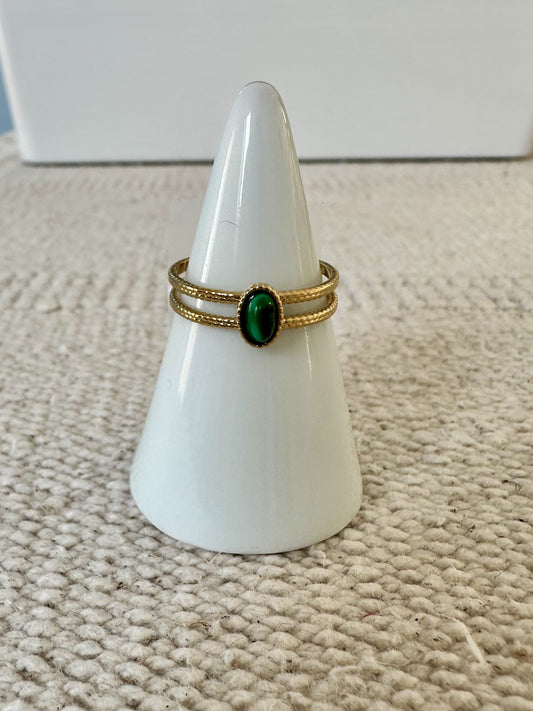 Rania - Amazigh-Inspired Stainless Steel Ring