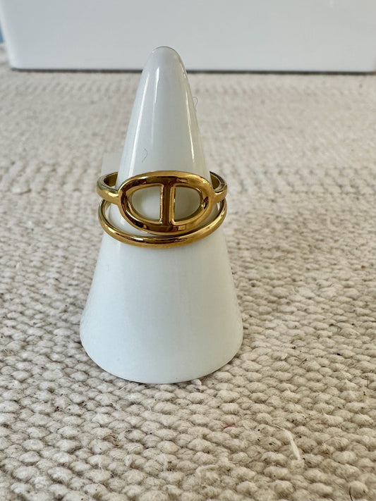 Maya - Amazigh-Inspired Stainless Steel Ring