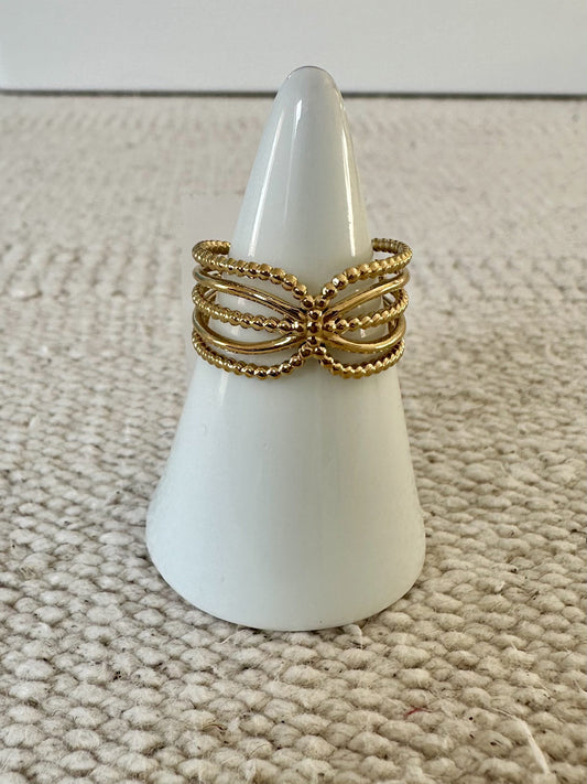 Yara - Amazigh-Inspired Stainless Steel Ring