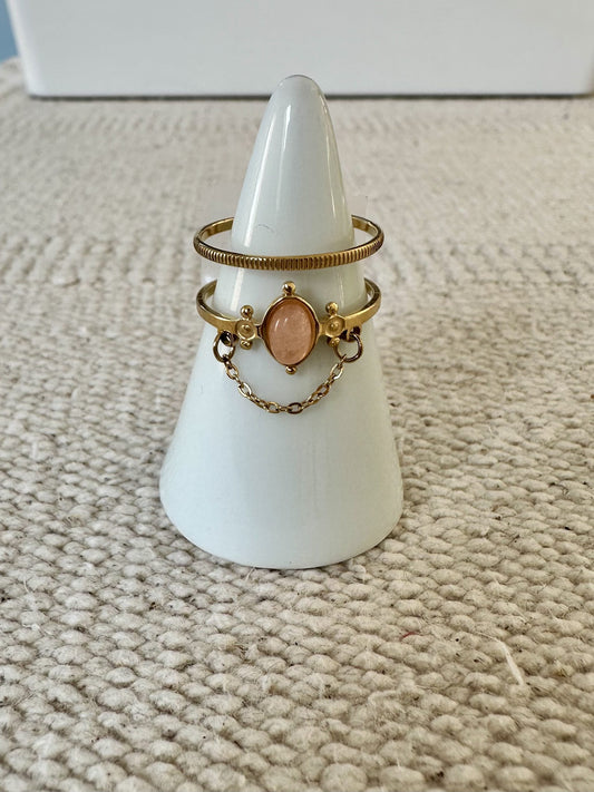 Lamis - Amazigh-Inspired Stainless Steel Ring