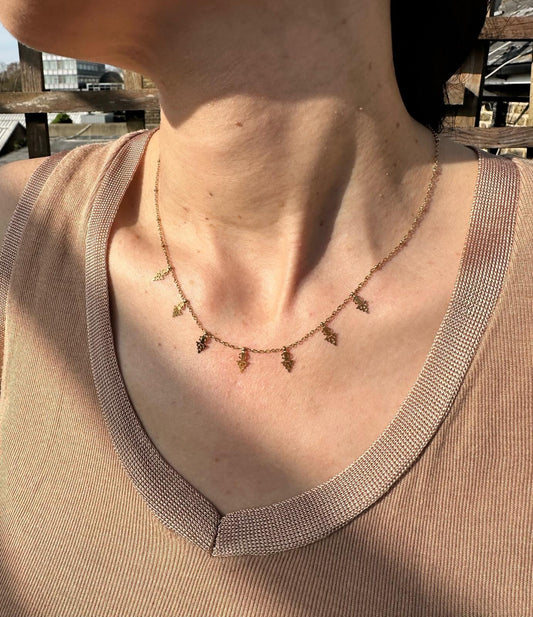 Tajlit - Necklace with Mini Amazigh Fibulas