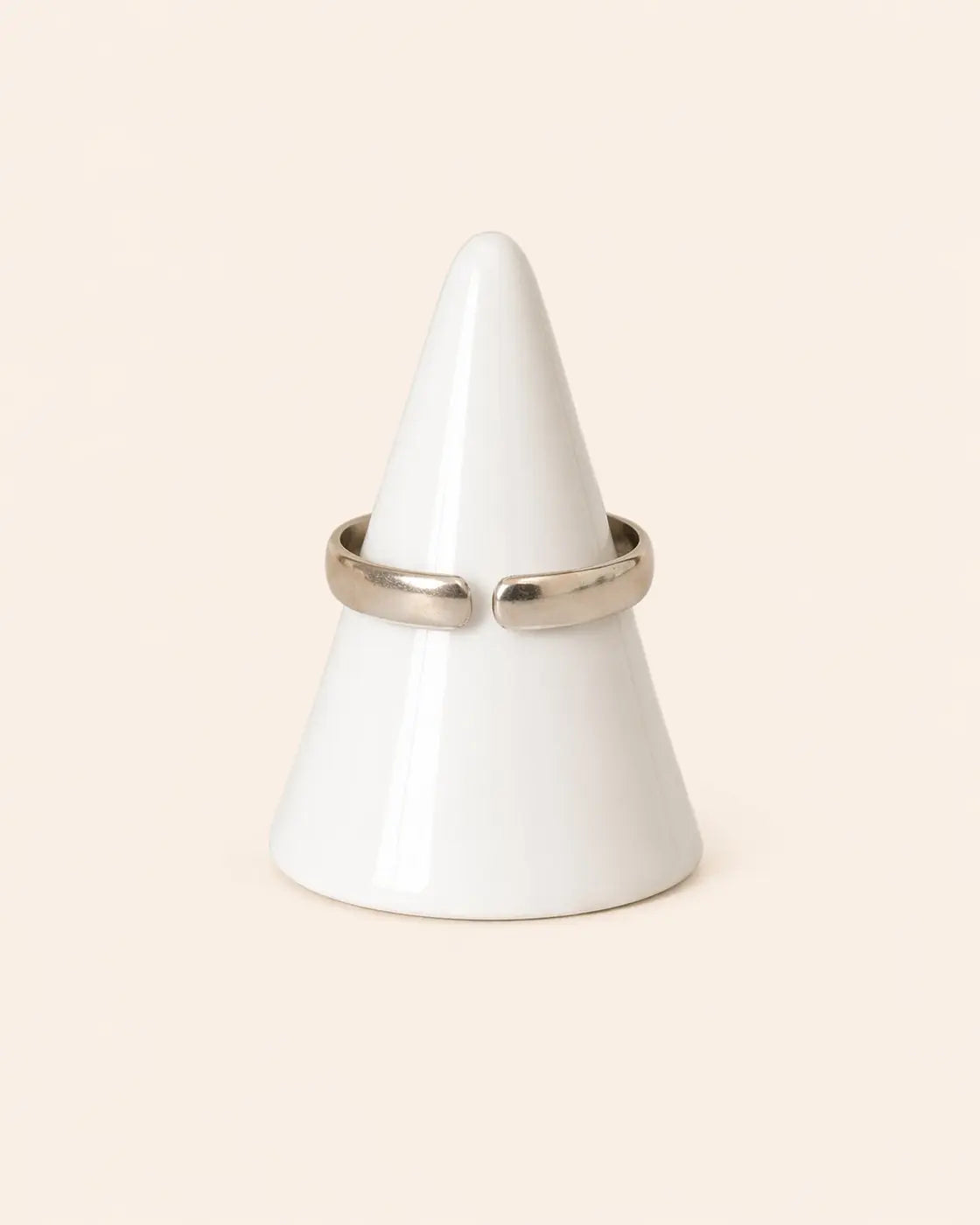 Fatma Amazigh Silver Ring – Handcrafted Adjustable Silver Statement Piece