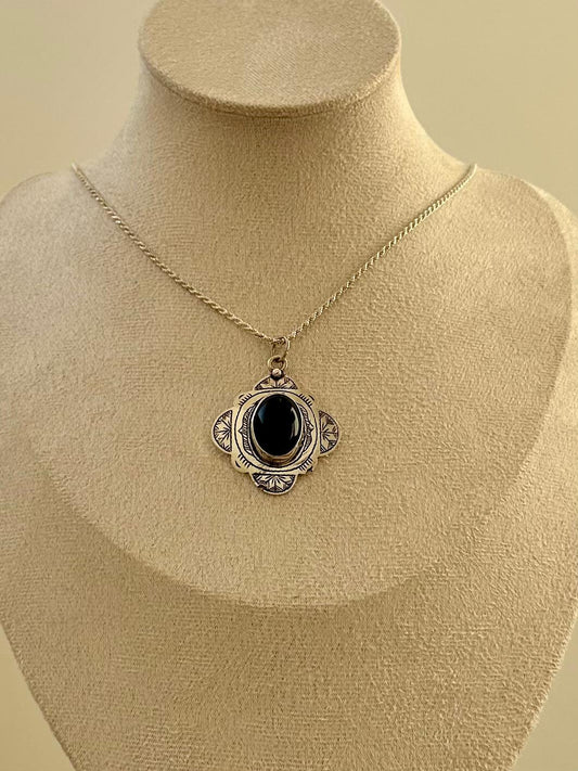Felt - Amazigh silver Necklace & Pendant
