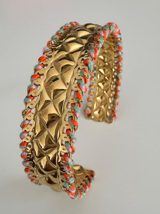 Aida - Amazigh-Inspired Stainless Steel Bracelet