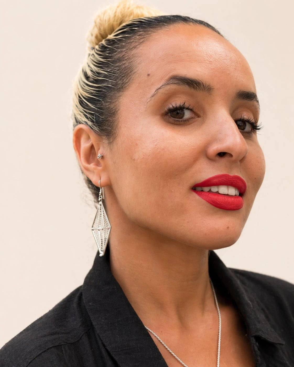 Jalila - Amazigh Diamond-Shaped Earrings