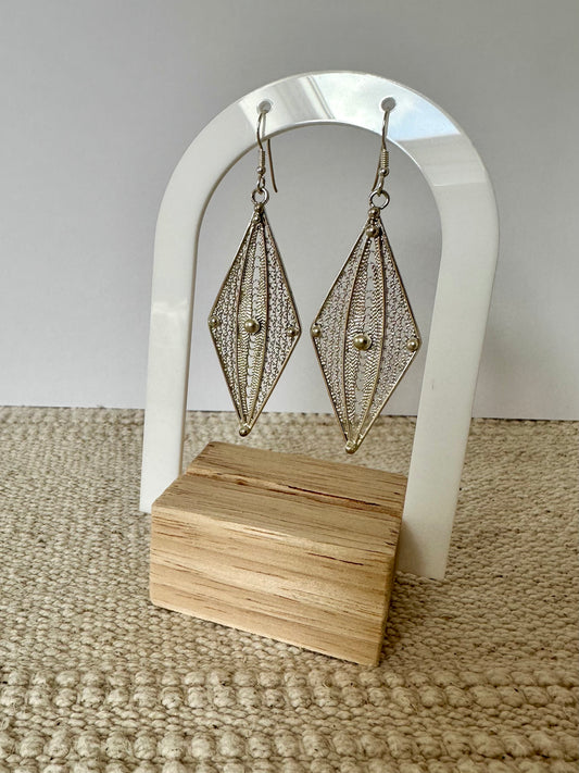 Jalila - Amazigh Diamond-Shaped Earrings
