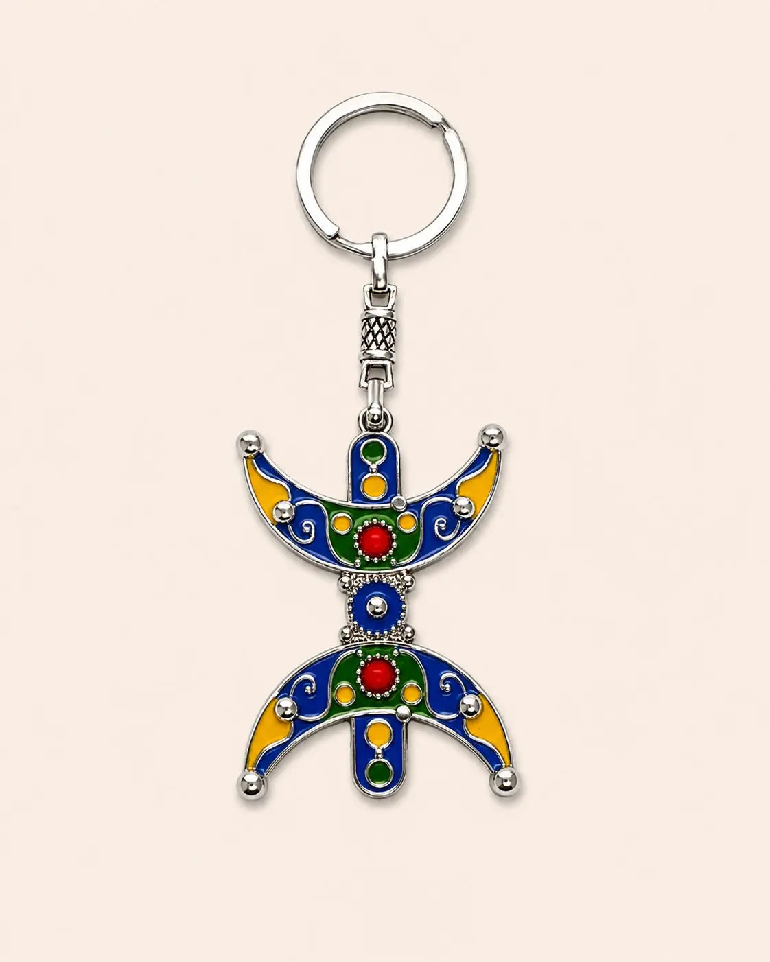 Yaz Amazigh Keychain – Bold Heritage Charm