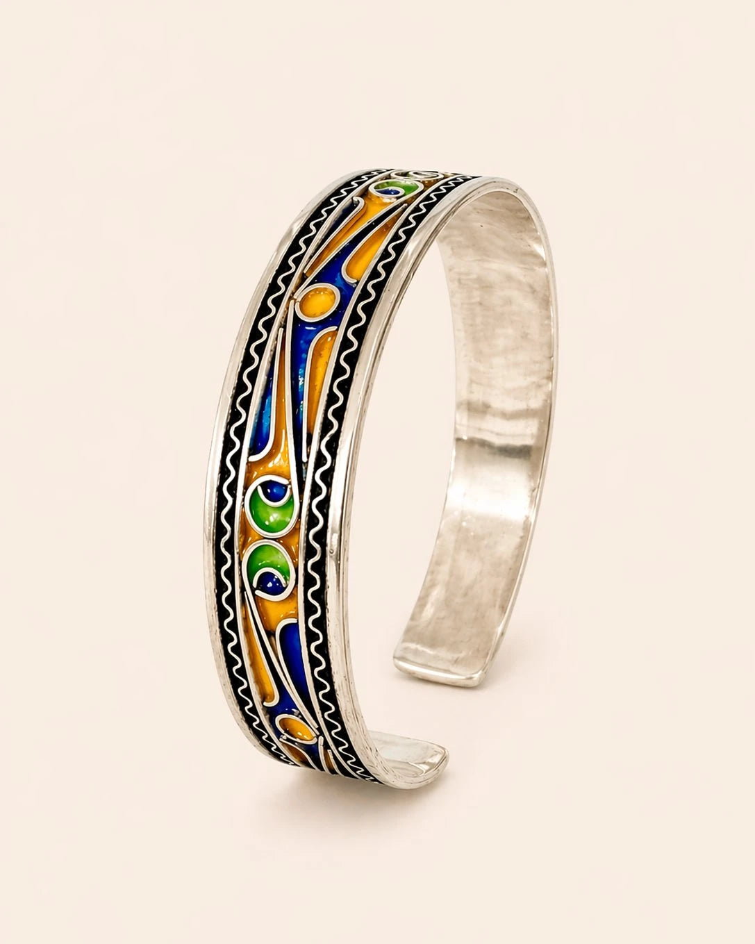 Klla - Amazigh Enamel Bracelet