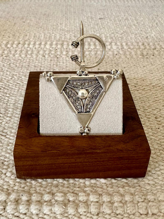 Lujain - Handmade Amazigh Silver Brooch