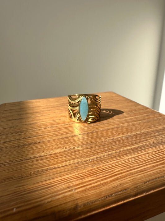 Salima - Amazigh-Inspired Stainless Steel Ring