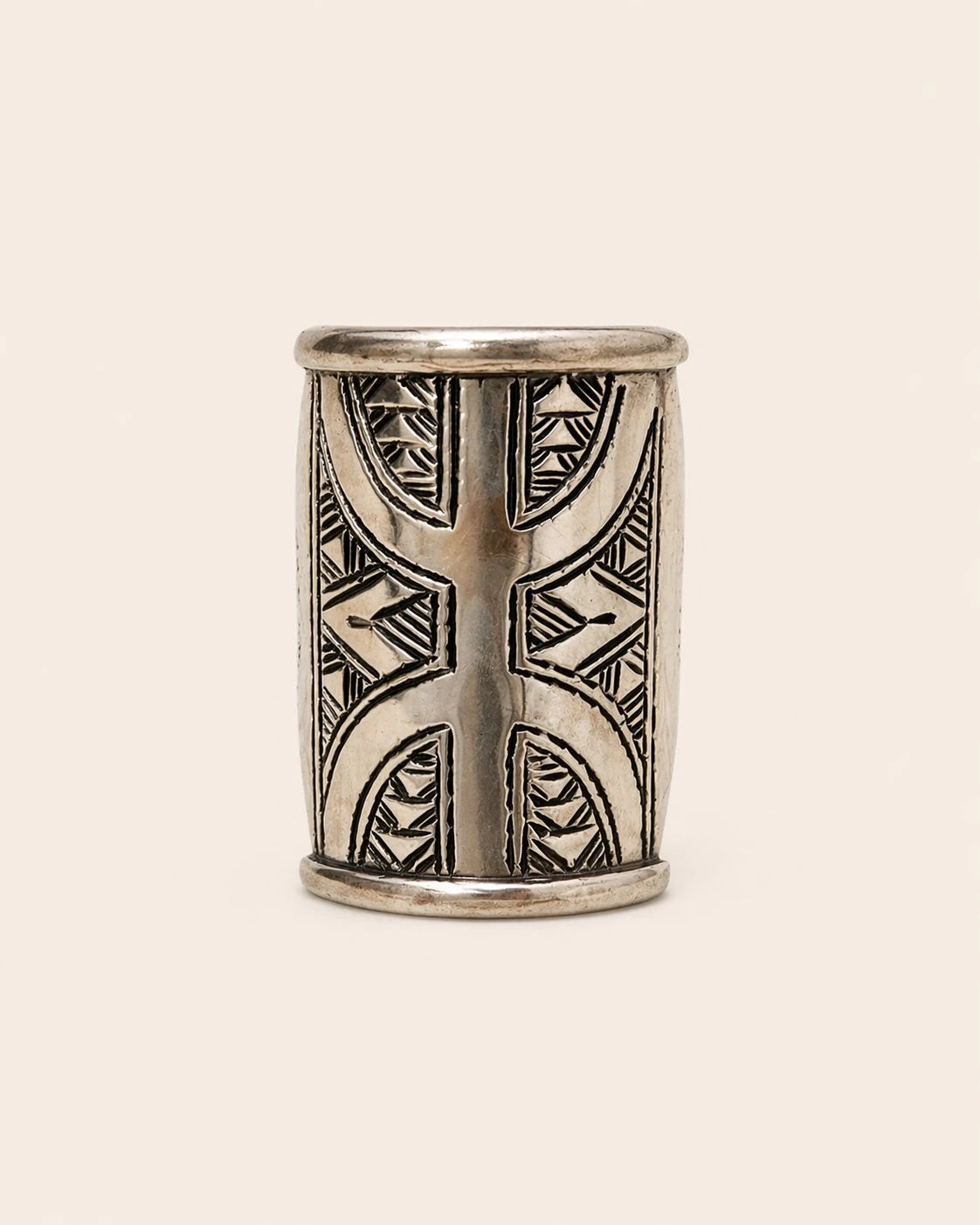 Tazrin – Bague Amazigh Yaz en Argent Réglable