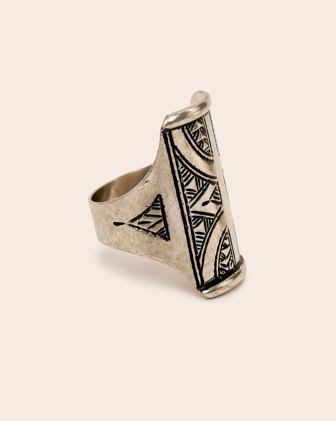 Tazrin – Bague Amazigh Yaz en Argent Réglable