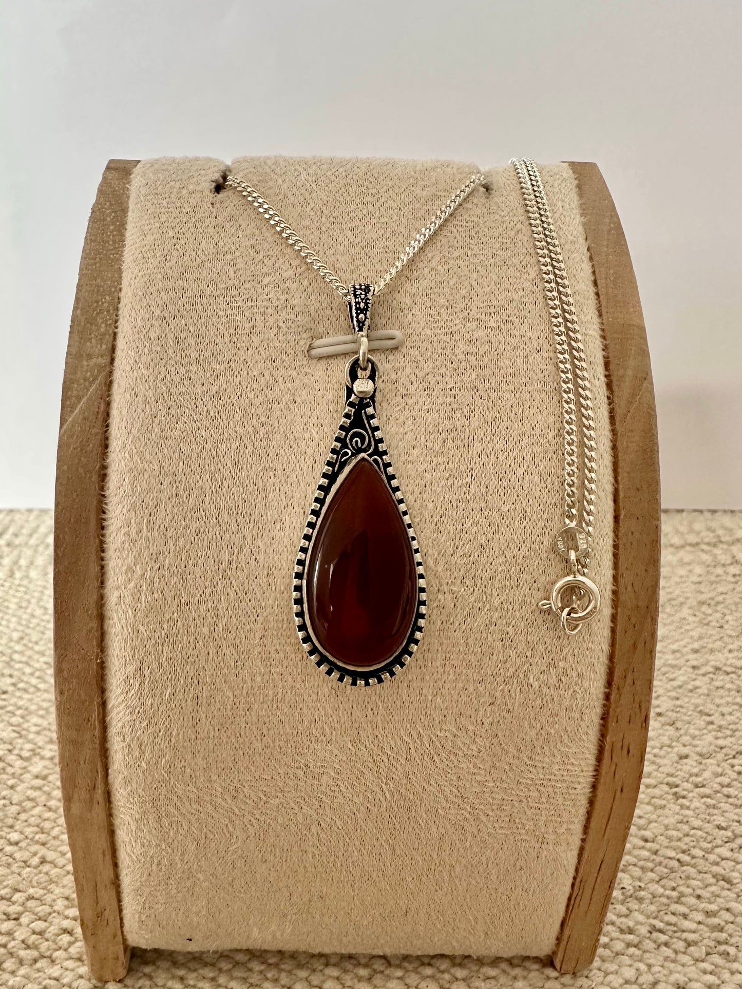 Tazzalt - Amazigh Silver Pendant with Onyx