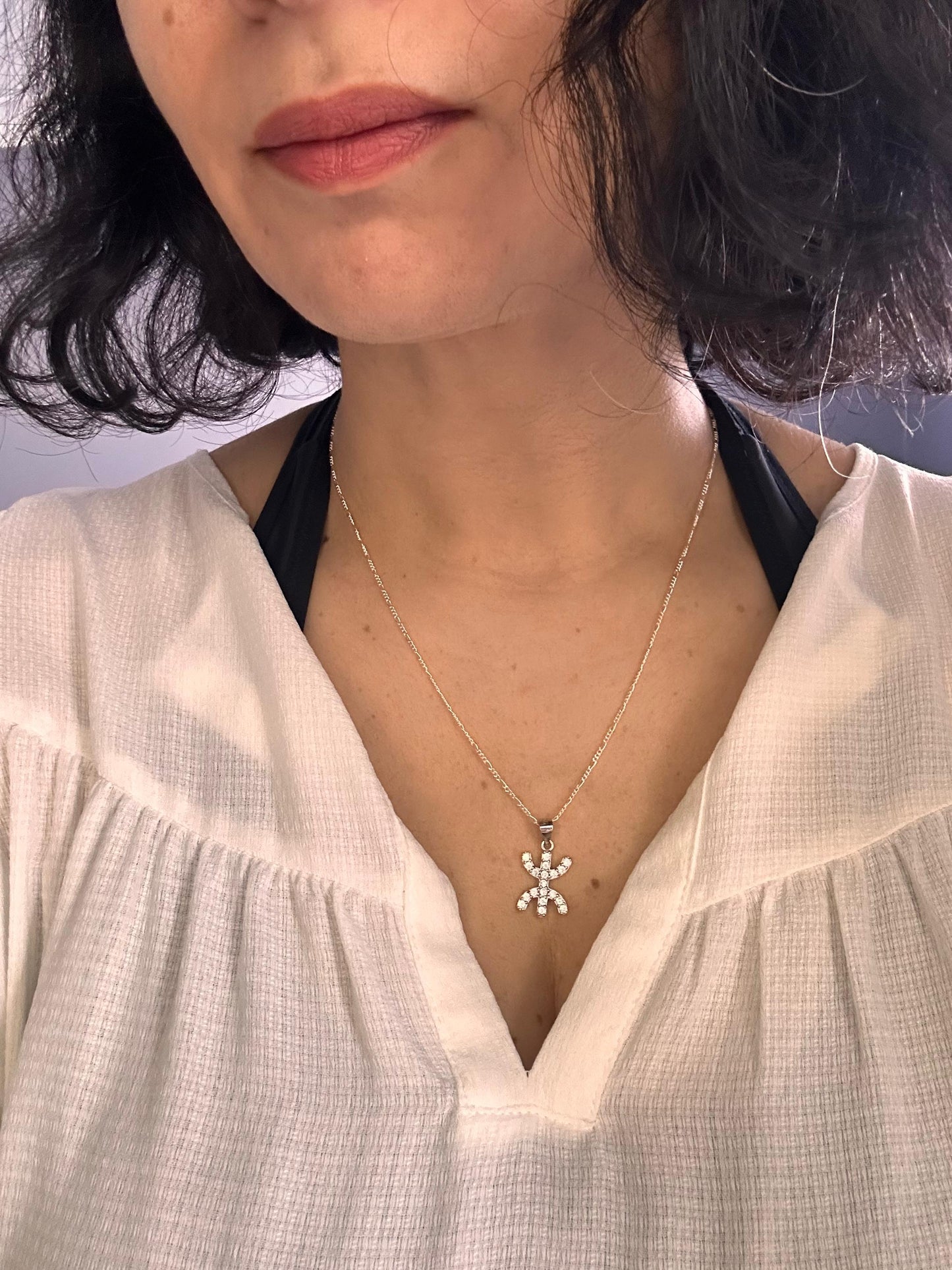 Tifawin - Silver Yaz pendant and necklace