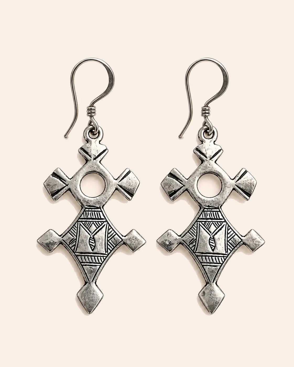 Zulima – Boucles d'Oreilles Touareg en Argent