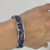 Tafila - Amazigh Blue Enamel Silver Bracelet - Image 3