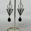 Aida - Amazigh Triangle Silver Earrings