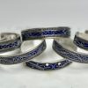 Tafila - Amazigh Blue Enamel Silver Bracelet - Image 2