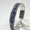 Tafila - Amazigh Blue Enamel Silver Bracelet - Image 5