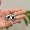 Yamina - Amazigh Engraved Teardrop Earrings - Image 3
