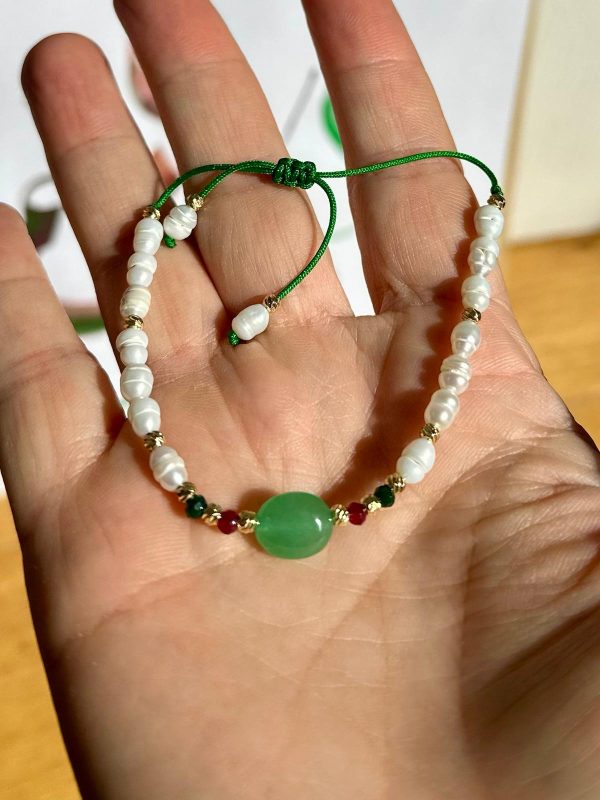 Lulu - Handmade Pearl Bracelet - Image 2